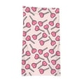 thumbnail image 2 of LACKUST Pink Lollipop Heart Beach Towel - Oversized 90x180cm, Absorbent, Lightweight for Beach, Gym, Travel, Family-Friendly Design, 2 of 3