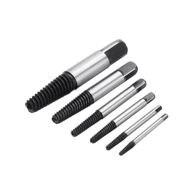 Vis de Plomberie Extracteurs Boulons Cassés Portables Embouts de Perceuse en Alliage Accessoires Ménagers 6 Pcs