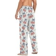thumbnail image 7 of joogoo Men's Pajama Pants Blue Bows Disco Balls Soft Long Sleep Lounge Pjs Bottoms L, 7 of 7