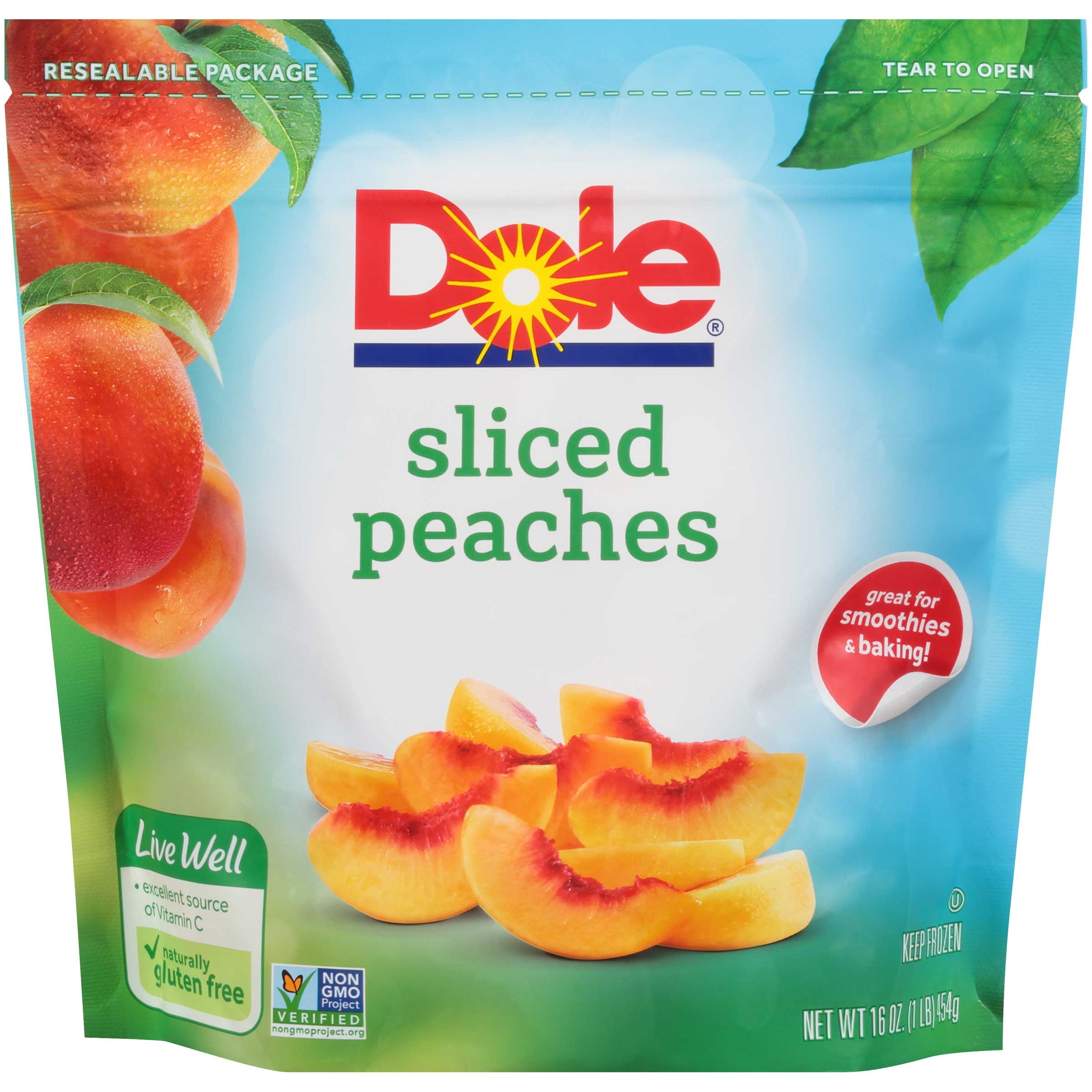 Dole Sliced Peaches, 16 Ounce 8 per case.