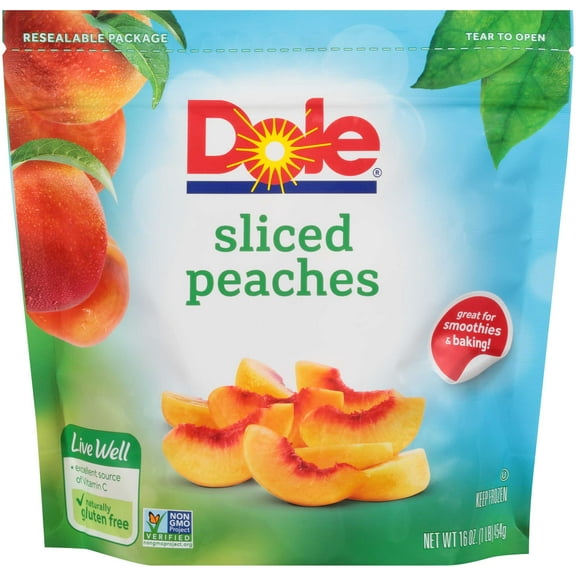 Dole Sliced Peaches, 16 Ounce -- 8 per case.