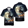 thumbnail image 3 of Happy Halloween Chinese Shar-Pei Witch Pumpkins Bats Hawaiian Shirt Breathable Summer Unisex Merch Dog Lover - 13012, 3 of 6