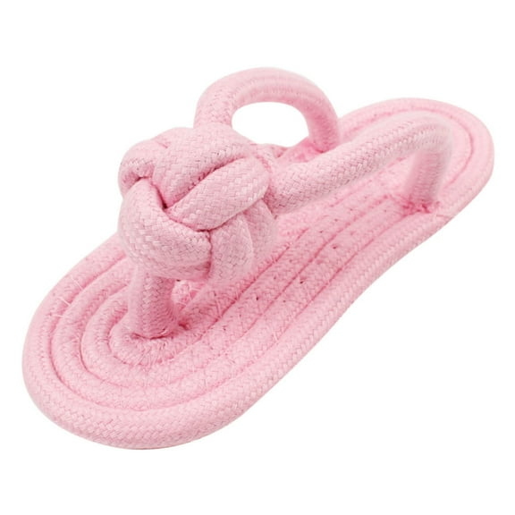 Utoimkio Interactive Dog Toys Rope Chew Cotton Slippers Shape Interactive Toy Brushing Dog Puppy Creative and Useful Pet Supplies