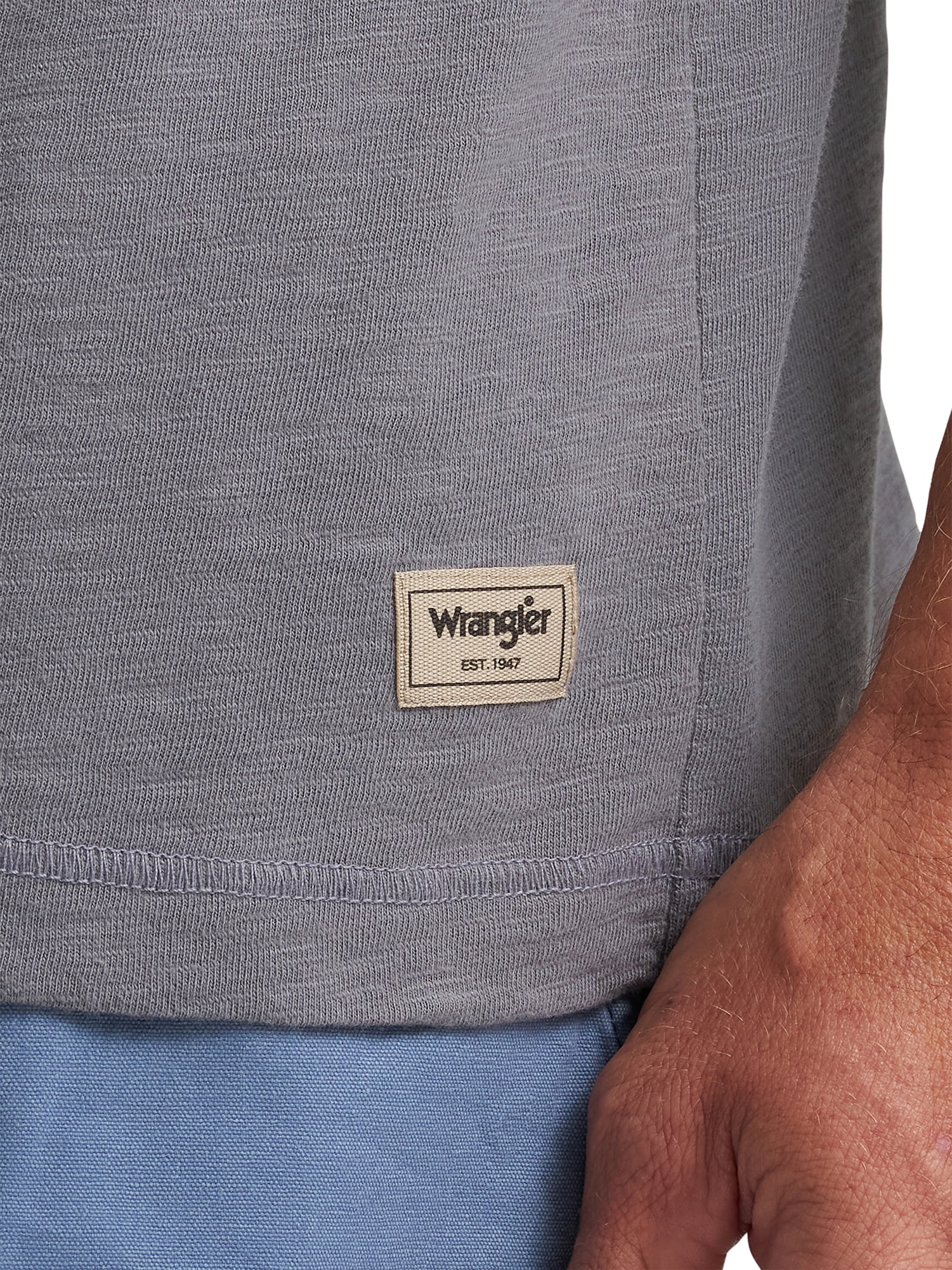 Wrangler® Men's Short Sleeve Henley, Sizes S-3XL