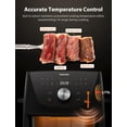 thumbnail image 5 of Freidora de aire Toshiba 5.5QT con tecnología Heat-Q, comidas rápidas y fáciles, 8 menús preestablecidos y función Menu-IQ, precisión de 1 grado Fahrenheit, 90% menos aceite, asas de doble cara, 5 of 5