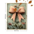 thumbnail image 3 of Qisvanset Framed Canvas Wall Art 12x16 Inch James Scripture Green Pink Bow Coquette Room Wall Art, 3 of 5