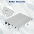 thumbnail image 2 of Threshold Ramps for Doorways, Door Threshold Ramp 4" Rise, Aluminum Entry Threshold Ramp for Doorways, Weight Capacity 700 LB, 2 of 9