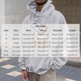 thumbnail image 3 of Yaoyar Men's Halloween Print Hooded Long Sleeve Sweatshirt, Casual Pullover Top with Spooky Graphic for Fall Festive Wear, 3 of 6