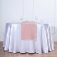 thumbnail image 4 of BalsaCircle 14" x 108" Natural Burlap Table Runner Dusty Rose, 4 of 8