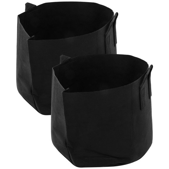 2 Pcs Potato Planting Bags Containers 15 Gallon Vegetables Outdoor Plants Grow Pots Pouch