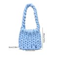 thumbnail image 3 of Bolso Tejida A Mano Bolso de viaje de compras de moda Regalos de vacaciones resistentes al desgaste para fiesta de viaje, 3 of 5