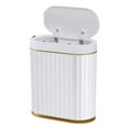 thumbnail image 1 of Billuyoard Modern Trash Can Press Lid High Toilet Basket Foot Kitchen Office Waste Suministros de limpieza para el hogar conjunto C, 1 of 1