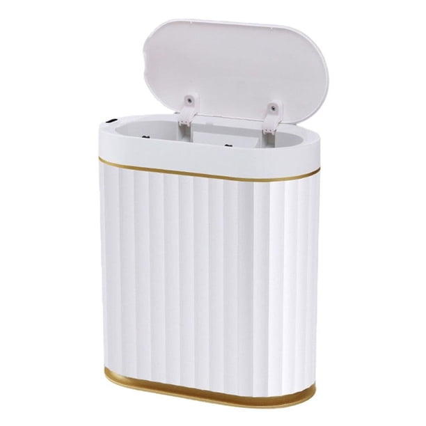 Billuyoard Modern Trash Can Press Lid High Toilet Basket Foot Kitchen Office Waste Suministros de limpieza para el hogar conjunto C