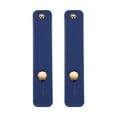 thumbnail image 1 of Uxcell 2 Pcs Soporte de dedo para teléfono, soporte de silicona para teléfono para la mayoría de los smartphones de color azul oscuro, 1 of 7