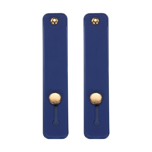 Uxcell 2 Pcs Soporte de dedo para teléfono, soporte de silicona para teléfono para la mayoría de los smartphones de color azul oscuro