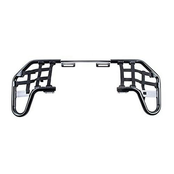Tusk Comp Series Nerf Bars Black With Black Webbing - Fits: Yamaha RAPTOR 660 2001-2005