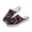 Rainbow Hippie Mushroom, variant on Pink Leopard Print Breathable Mesh Slip On Clogs | Lightweight Comfortable Summer Shoes for Unisex Indoor Outdoor Wear