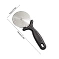 thumbnail image 3 of Stainless Steel Pizza Cutter With Handle Baking For Slicing Pizzas And Flatbreads, 3 of 7