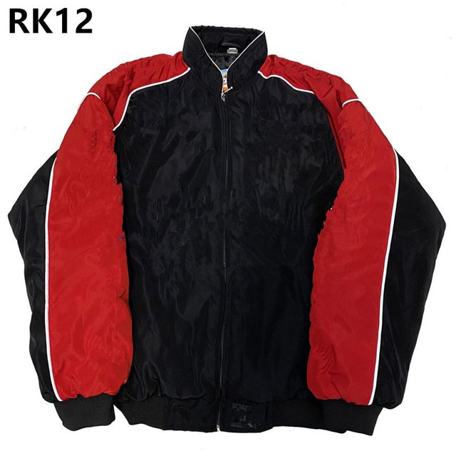 Dropship Embroidery Riding Suit Men American Racing Suit Jackets F1 Motorcycle Locomotive Coat Loose Casual Cotton Women Clothes