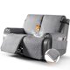 thumbnail image 1 of Funda impermeable para sofá reclinable TAOCOCO, 2 plazas, gris claro, 1 of 7
