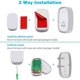 thumbnail image 4 of Wireless Doorbell, 300m Range, 36 Ring Tones, 4 Volume Levels, 1 Transmitter & 2 Receivers, Waterproof Wireless Doorbell Set for Inside and Outside, 4 of 5