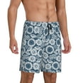 thumbnail image 2 of Sikiie Sunflowers Mens Pajama Shorts, Lightweight Lounge Pant with Pockets Soft Sleep Pj Shorts for Men3X-Large, 2 of 6