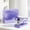 Purple, variant on Mini Stapler with Staples Set,Small Cute Tiny Portable Pocket 250 Staples Capacity Stapler Set With 1000PCs Staples,Clear Small Cute Desk Stapler,Finger Use Small Stapler For Office Home Use