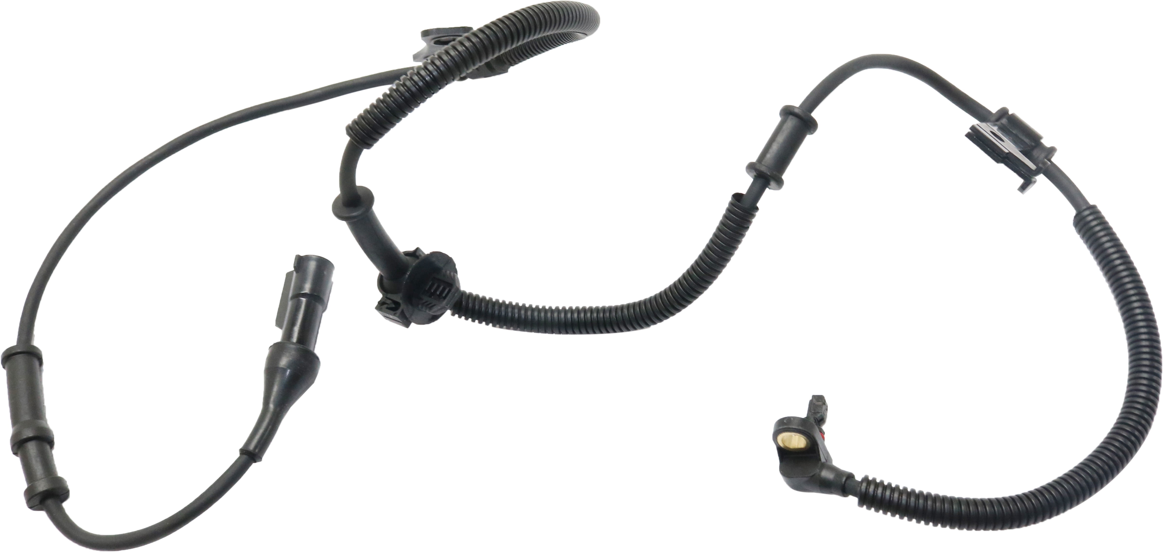 ABS Speed Sensor Compatible with 2006-2010 Ford Explorer 2007-2010 Ford Explorer Sport Trac 2006-2010 Mercury Mountaineer Front, Driver or Passenger Side 6 Cyl Male Connector Pin Type 2-Prong Terminal