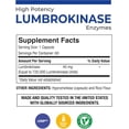 thumbnail image 2 of Puregen Labs Lumbrokinase High Potency Supplement, 60 Vegetarian Capsules, 2PK, 2 of 7