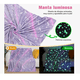 thumbnail image 3 of Cobija Frazada Magica Brilla En La Oscuridad Manta Cobertor color morado, 3 of 4