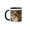 Black/White, variant on 3drose, Okavango Delta, Botswana. a Female Lion Looking Content., 15oz Mug