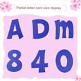 thumbnail image 2 of 432 Pcs Glitter Bulletin Board Letters for Classroom Numbers Alphabet Poster Board Letters,432 x Letters card,Blue, 2 of 6