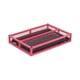 thumbnail image 4 of Metal Dog Potty Toilet Puppy Pee Pad Holder Loo Fácil de limpiar Bedpan Cajón de caja de arena para perros Caja de arena para mascotas para Bunny Rojo Salvador Bandeja sanitaria, 4 of 10