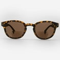 thumbnail image 5 of Bifocal Sunglasses for Men and Women - Reader Sunglasses with Bifocals - Round Reading Sun Glasses with Built In Readers - Lucca by VITENZI in Black 1.50, 5 of 10