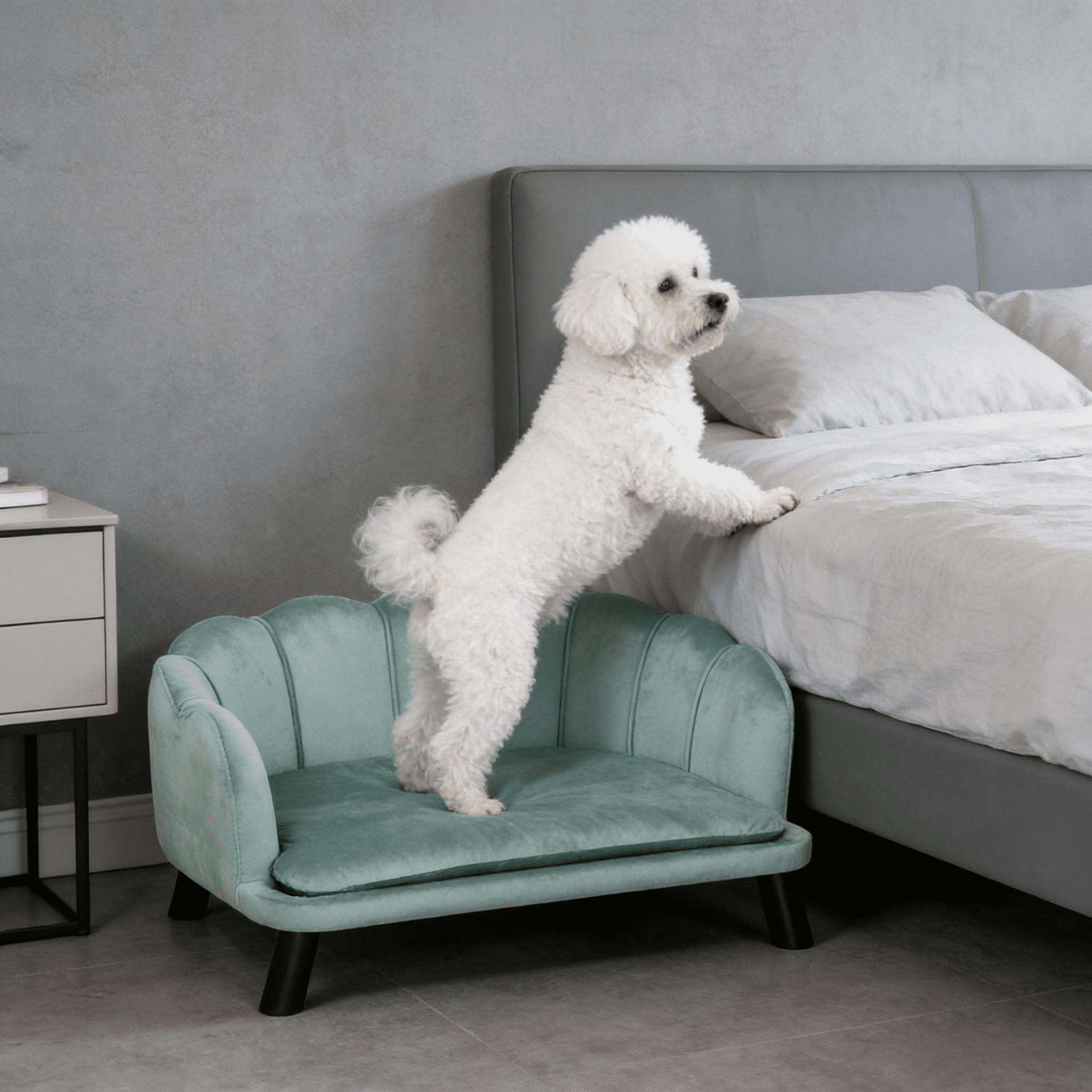 Spacious Pet Bed, Pearl Design Pet Sofa