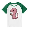 thumbnail image 1 of RXIRUCGD 2025 Vêtements d'Été pour Enfants Tout-Petits Garçons Filles Mode Mignon Col Rond Imprimé Manches Courtes Haut, 1 of 7