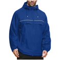thumbnail image 2 of Zimjoy Big and Tall Windbreaker Jackets Mens M-5XL Packable Waterproof Rain Jacket Breathable Hooded Mens Lightweight Jackets Adjustable Neckline Travel Running Hoodies, Royal Blue 4XL, 2 of 6