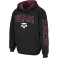 thumbnail image 2 of Youth Colosseum  Black Texas A&M Aggies 2-Hit Pullover Hoodie, 2 of 3