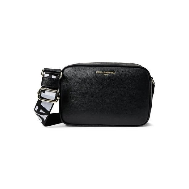 Bolso Bandolera Karl Lagerfeld Paris para Mujer Negro/Oro