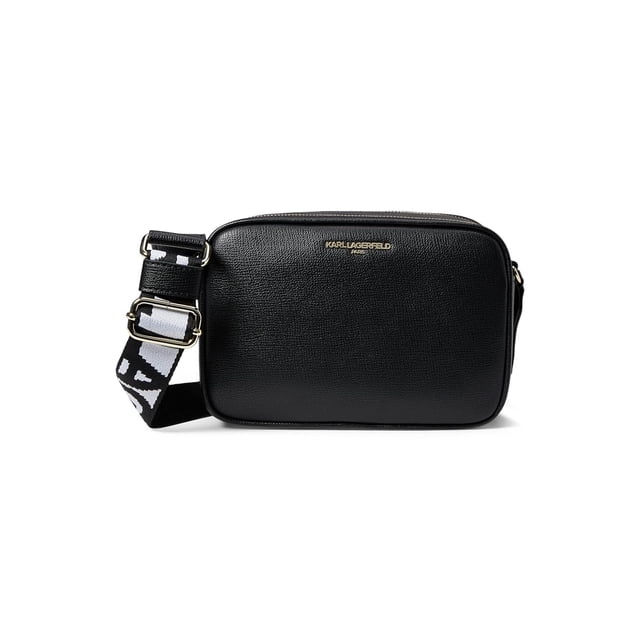Bolso Bandolera Karl Lagerfeld Paris para Mujer Negro/Oro