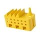 thumbnail image 3 of Caja organizadora de cables, organizador de cables multifuncional con tapa, para escritorio Amarillo, 3 of 9