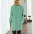 thumbnail image 4 of Askfv Sweatshirts for Women Long Sleeve Crewneck Fall Sweatshirts Loose Fit Casual Pullover Tunic Tops, 4 of 4