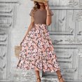 thumbnail image 1 of WILLBEST Vestido Lino - Vestido Informal Con Estampado Floral De Verano Para Mujer, Ideal Para Uso Diario, Vacaciones Y Viajes., 1 of 3