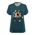 thumbnail image 4 of Sokhug Womens Plus Size Tops Summer Shirts Tunic Short Sleeve Crew Neck Loose Fit Blouse, 4 of 4