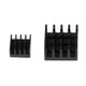 thumbnail image 4 of 2x Paquete de 2 Disipadores de Aluminio Negro Kit de Refrigeración para, 4 of 8
