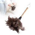 thumbnail image 2 of Classic Kitchen Accessories, 1 PCS Feather Duster Natural Solid Wooden Handle for Keyboard Home Car Cleaning, 2 of 9