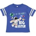 thumbnail image 3 of Inktastic Out of This World Big Sister Astronaut in Space Girls Toddler T-Shirt, 3 of 5