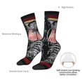 thumbnail image 4 of KLL Veterans Day1 Print Cool Socks Men's Women's Crew Socks Funny Crazy Novelty Stockings, 4 of 6