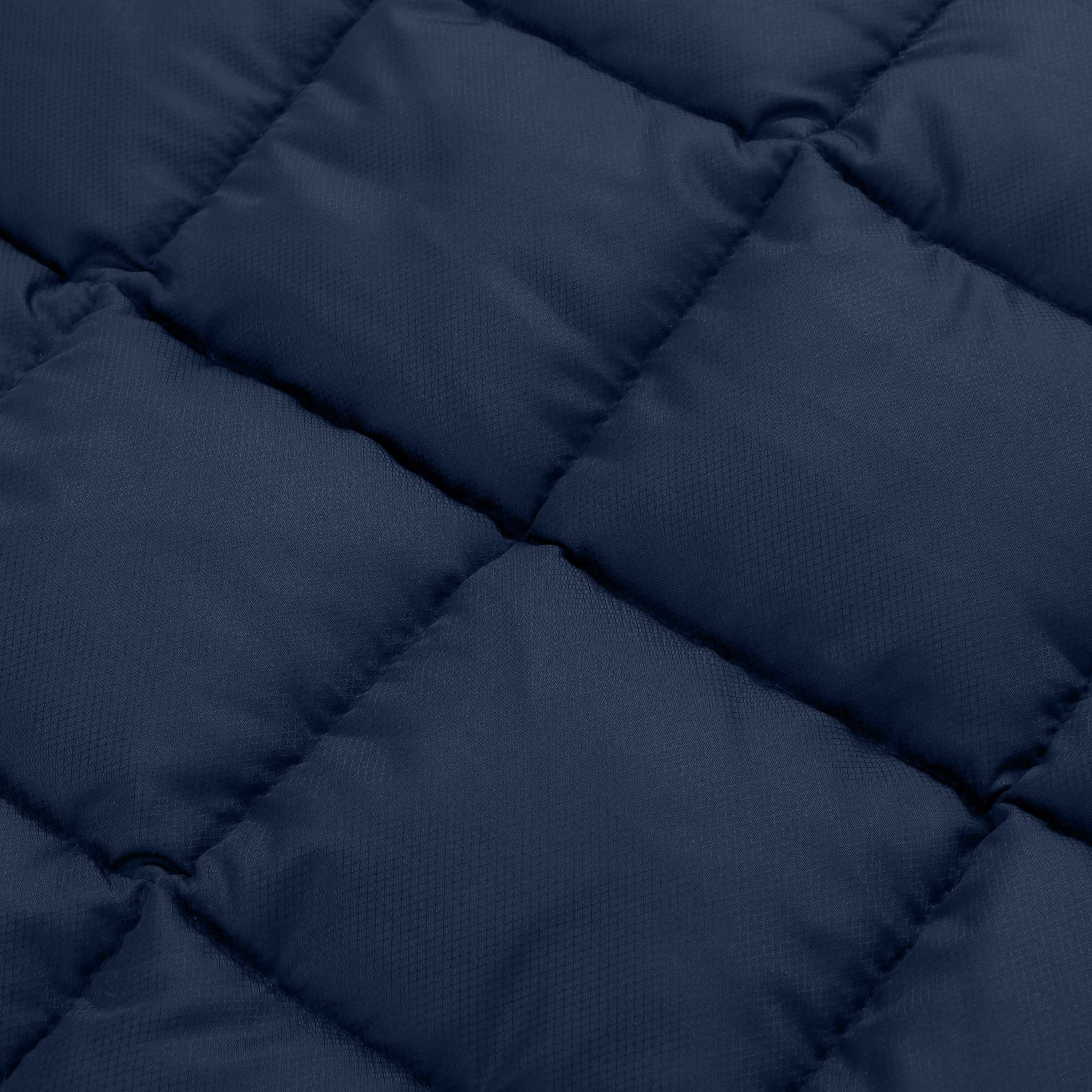 Ozark Trail 40F Weighted Adult Sleeping Bag – Navy & Gray (Size 95 in. x 34 in.)