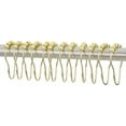 thumbnail image 6 of Rungopro Shower Curtain Hooks, Gold Shower Curtain Hooks, Shower Hooks for Shower Curtain, Decorative Shower Curtain Hooks Rust Proof Stainless Steel Shower Curtain Hooks Set of 12, 6 of 7